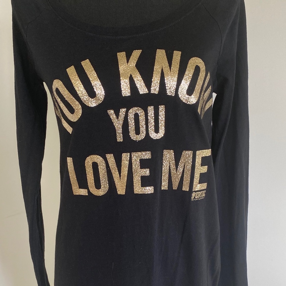 PINK “You Know You Love Me” oversized sleep dress